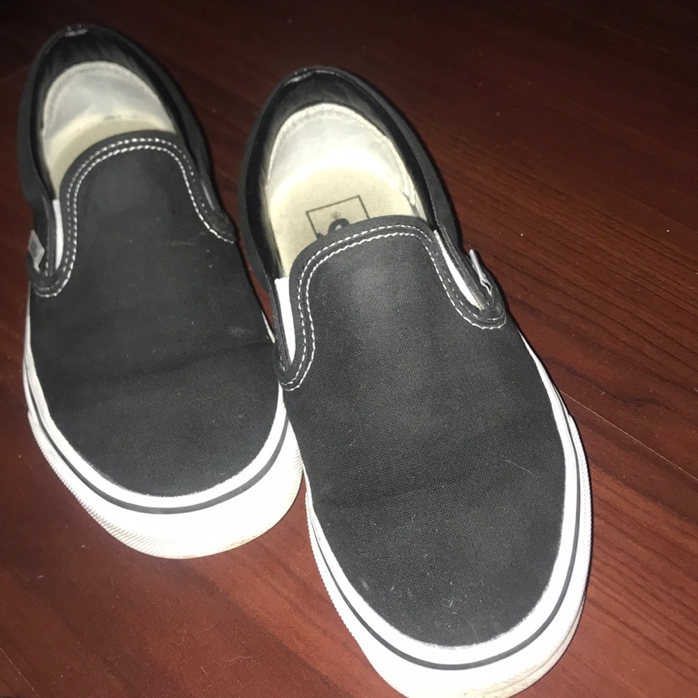 Gently Worn Vans Slip Ons